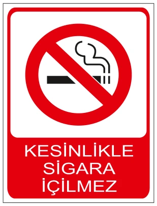 KESİNLİKLE SİGARA İÇİLMEZ