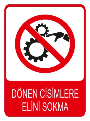 DÖNEN CİSİMLERE ELİNİ SOKMA