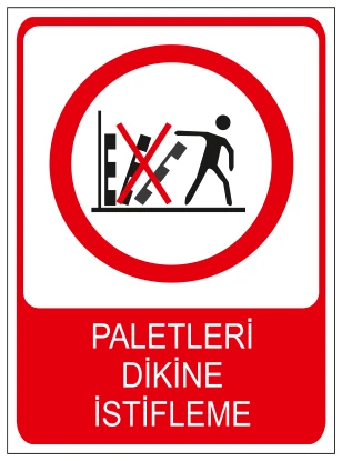 PALETLERİ DİKİNE İSTİFLEME