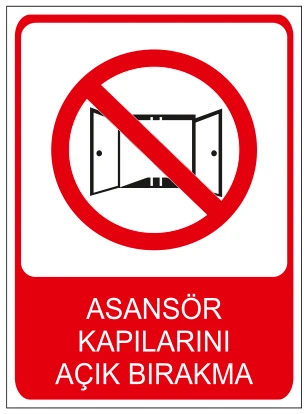ASANSÖR KAPILARINI AÇIK BIRAKMA