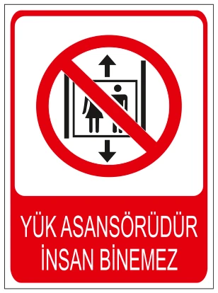 YÜK ASANSÖRÜDÜR BİNEMEZ