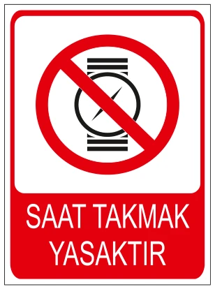 SAAT TAKMAK YASAKTIR
