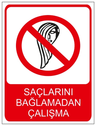 SAÇLARINI BAĞLAMADAN ÇALIŞMA