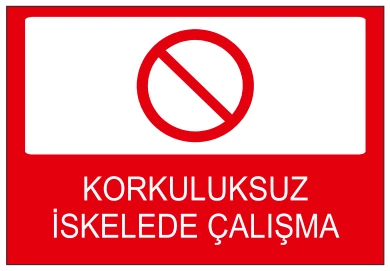 KORKULUKSUZ İSKELEDE ÇALIŞMA