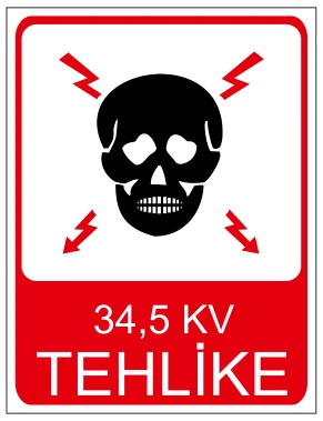 34,5 KV TEHLİKE