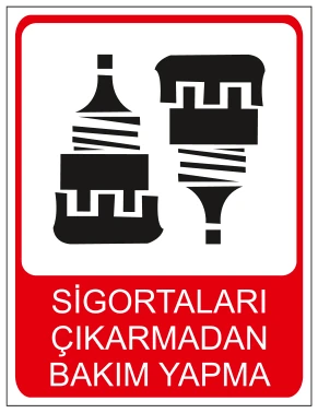 SİGORTALARI ÇIKARMADAN BAKIM YAPMA