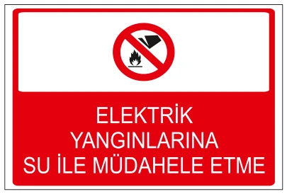 ELEKTRİK YANGINLARINA SU İLE MÜDAHALE ETME