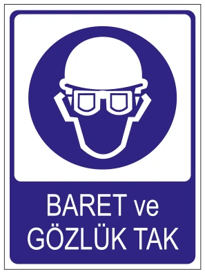 BARET VE GÖZLÜK TAK