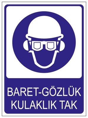 BARET-GÖZLÜK KULAKLIK TAK