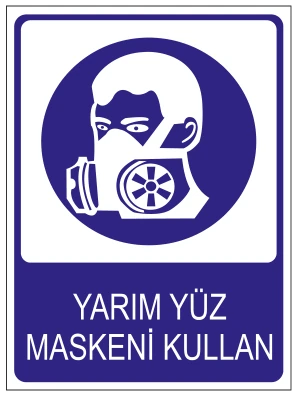 YARIM YÜZ MASKENİ KULLAN