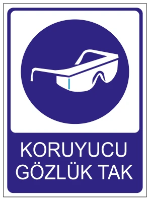 KORUYUCU GÖZLÜK TAK
