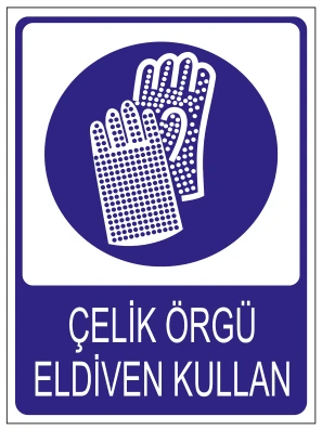 ÇELİK ÖRGÜ ELDİVEN KULLAN