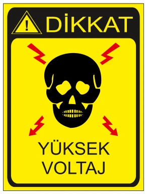 DİKKAT YÜKSEK VOLTAJ 02