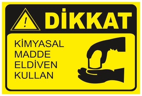 DİKKAT KİMYASAL MADDE ELDİVEN