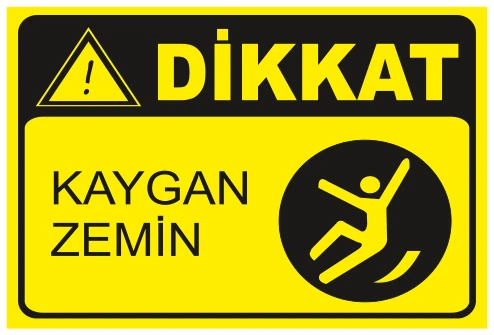 DİKKAT KAYGAN ZEMİN 02