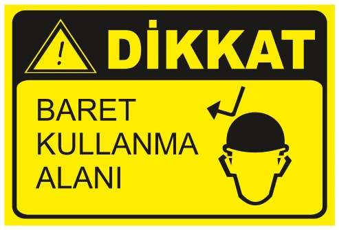 DİKKAT BARET 4 KULLANMA ALANI