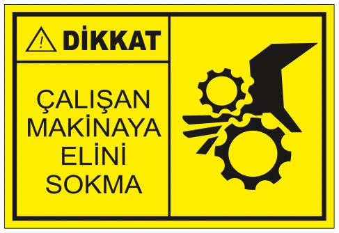 DİKKAT ÇALIŞAN ELİNİ SOKMA
