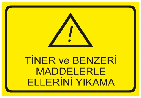 TİNER VE BENZERİ MADDELERLE