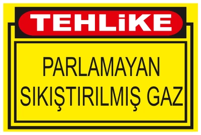 TEHLİKE PARLAMAYAN SIKIŞTIRILMIŞ GAZ