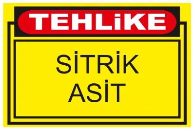TEHLİKE SİTRİK ASİT