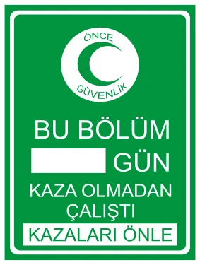 BU BÖLÜM KAZA OLMADAN ÇALIŞTI KAZALARI ÖNLE