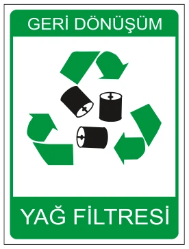 GERİ DÖNÜŞÜM YAĞ FİLTRESİ