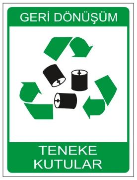 GERİ DÖNÜŞÜM TENEKE KUTULAR