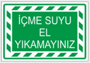 İÇME SUYU YIKAMAYINIZ