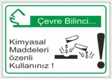 ÇEVRE BİLİNCİ KİMYASAL MADDELERİ ÖZENLİ KULLANINIZ