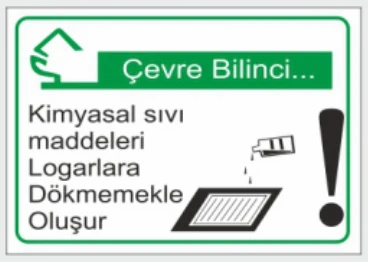 ÇEVRE BİLİNCİ KİMYASAL SIVI MADDELERİ LOGARLARA