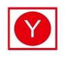 Y İşareti — Kırmızı
