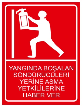 YANGINDA BOŞALAN SÖNDÜRÜCÜLERİ