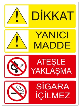 DİKKAT YANICI MADDE ATEŞLE