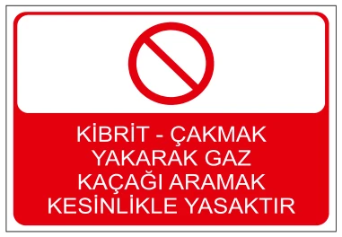 KİBRİT - ÇAKMAK YAKARAK GAZ