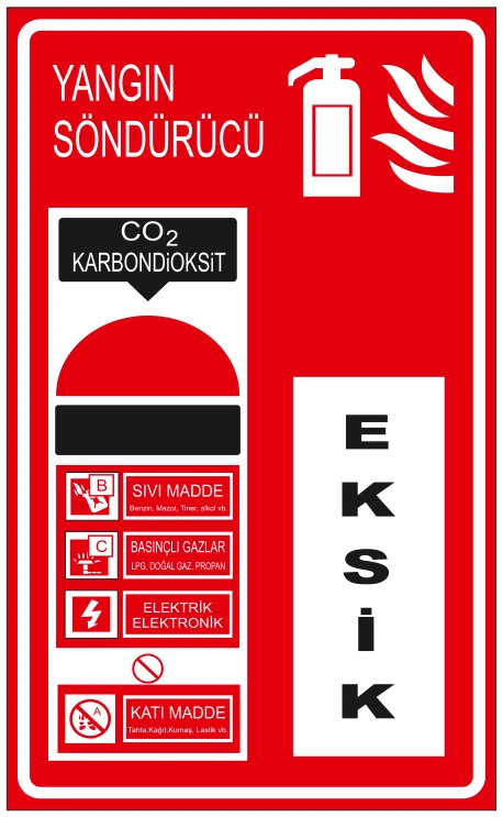 YANGIN SÖNDÜRÜCÜ KARBONDİOKSİT SIVI MADDE