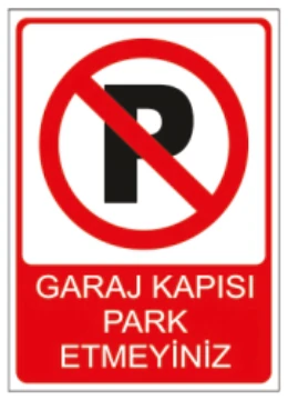 GARAJ KAPISI RARK ETMEYİNİZ