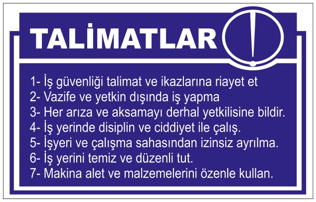 TALİMATLAR