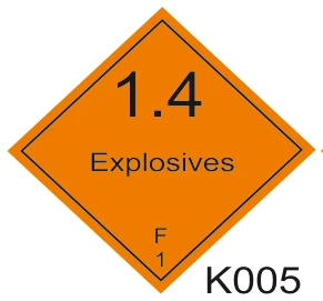 1.4 EXPLOSIVES