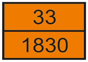 33 / 1830 Numaralı Turuncu Levha