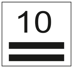 10 Kat İstif Sınırı İşareti