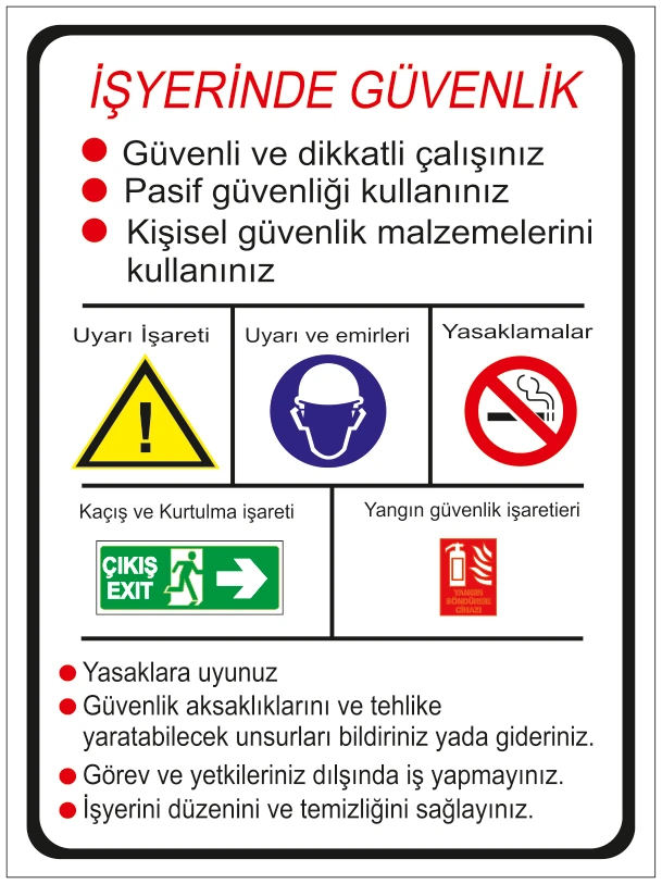 İŞYERİNDE GÜVENLİK
