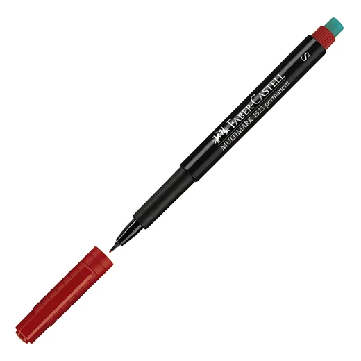 FABERCASTELL ASETAT KALEM KIRMIZI S