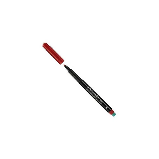 FABERCASTELL ASETAT KALEM KIRMIZI M
