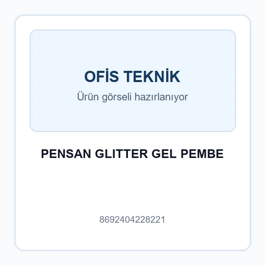 PENSAN GLITTER GEL PEMBE