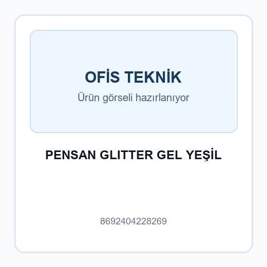 PENSAN GLITTER GEL YEŞİL