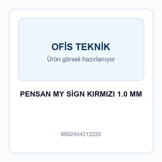 PENSAN MY SİGN KIRMIZI 1.0 MM