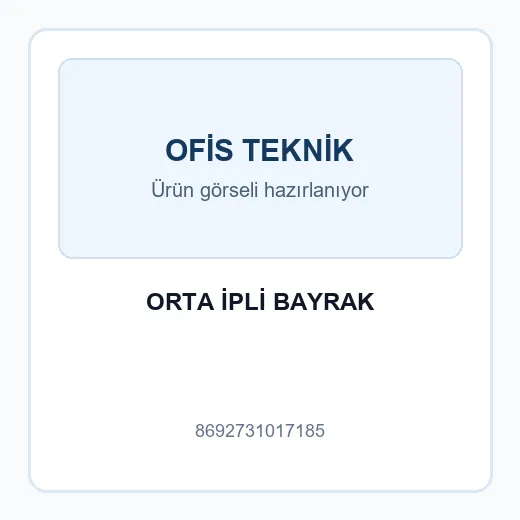 ORTA İPLİ BAYRAK