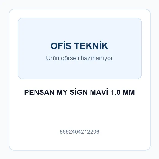 PENSAN MY SİGN MAVİ 1.0 MM