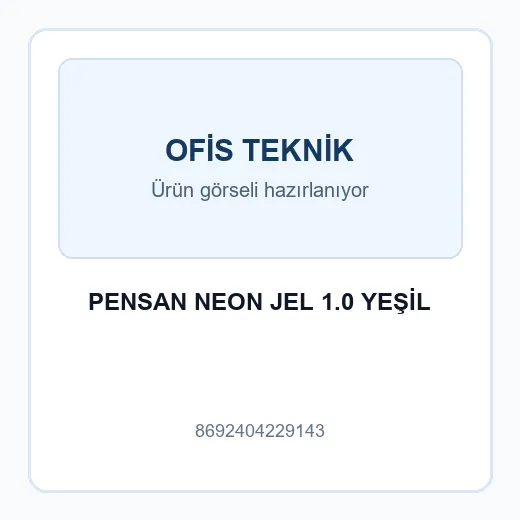 PENSAN NEON JEL 1.0 YEŞİL