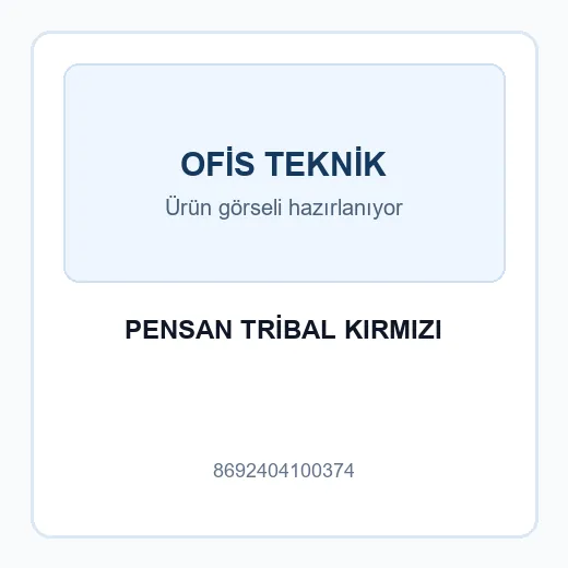 PENSAN TRİBAL KIRMIZI